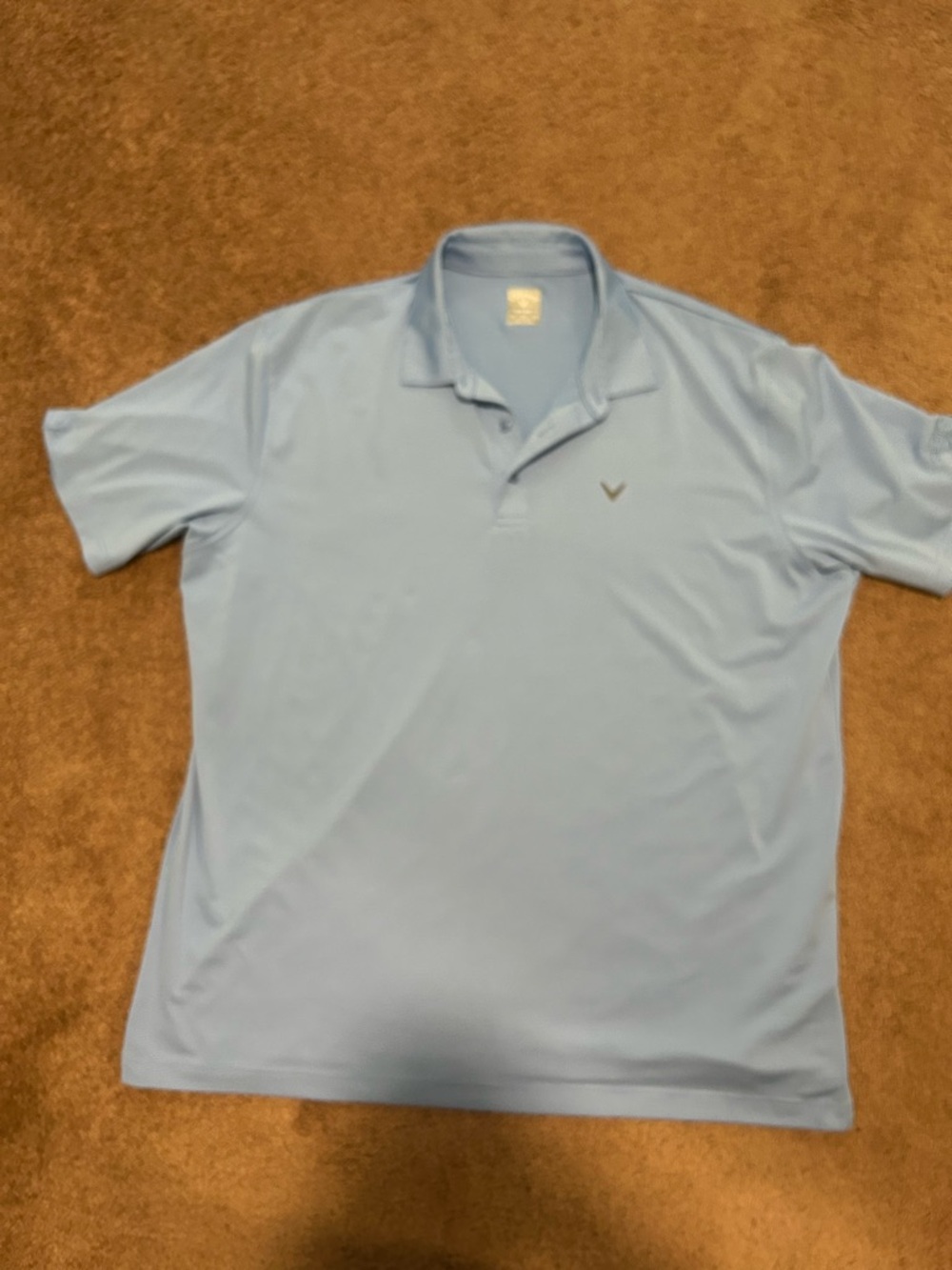 Callaway Light Blue Performance Polo